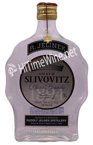 R. JELINEK SILVER SLIVOVITZ PLUM BRANDY 50% 700ML KOSHER FOR