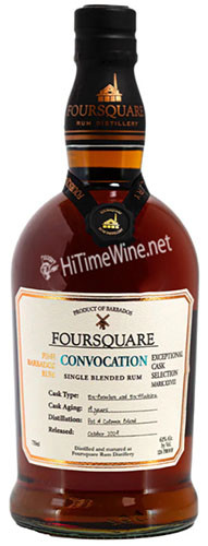 Picture of FOURSQUARE CONVOCATION 14YR RUM 62% 750ML BOURBON & MADEIRA CASK BARBADOS