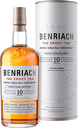Picture of BENRIACH 10YR THE SMOKY TEN 46% 750ML SINGLE MALT SCOTCH