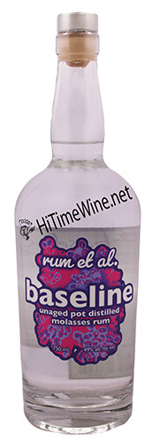 PICTURE OF RUM EL AL BASELINE 49% 750 MILLILITER BOTTLE; UNAGED MOLASSES POT STILL RUM; DEAD OF NIGHT DISTILLERY; LA