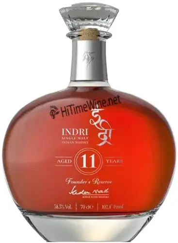 Picture of INDRI FOUNDER'S RESERVE 11YR 58.5% 700ML TROPICAL AGEING D-2013 B-2024 INDIAN WHISKY 117PF