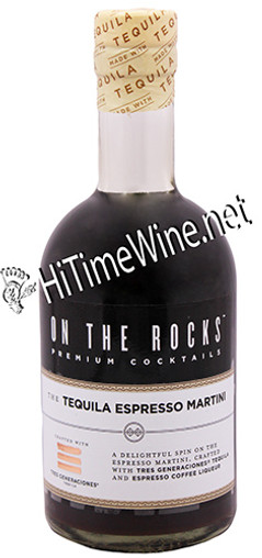 PICTURE OF ON THE ROCKS TEQUILA ESPRESSO MARTINI; 375 MILLILITER BOTTLE