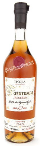 PICTURE OF FUENTESECA RESERVA; 12 YEAR; EXTRA ANEJO TEQUILA; 43%; 750 MILLILITER BOTTLE; NOM 1146