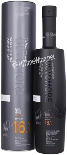 Picture of BRUICHLADDICH OCTOMORE 16.1 59.3% 700ML ISLAY SINGLE MALT SCOTCH WHISKY
