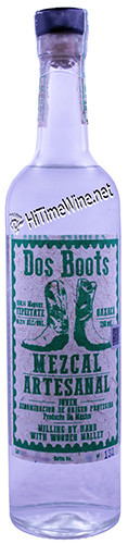 picture of DOS BOOTS MEZCAL TEPEZTATE; 49.2%; 750 Milliliter bottle; MILLING BY HAND WITH WOODEN MALLET