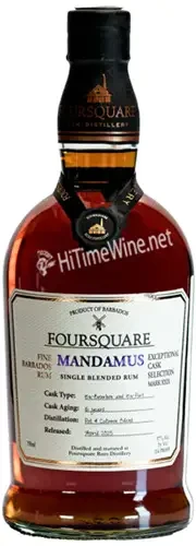 Picture of FOURSQUARE MANDAMUS 16YR 57% 750ML EX-BOURBON & EX-PORT CASKS; BARBADOS