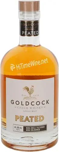 Picture of GOLDCOCK PEATED WHISKY 45% 700ML CZECH REPUBLIC SINGLE MALT WHISKY