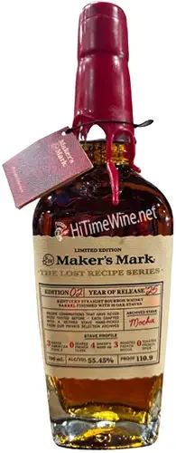 Picture of MAKER'S MARK THE LOST RECIPE SERIES EDTION #2 55.45% 700ML 10 OAK STAVES; KENTUCKY STRAIGHT BOURBON WHISKEY