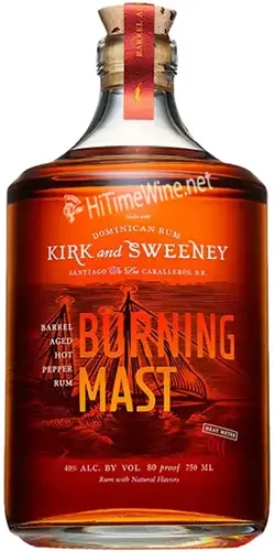 Picture of KIRK AND SWEENEY BURNING MAST BARREL AGED HOT PEPPER RUM 40% 750ML DOMINICAN