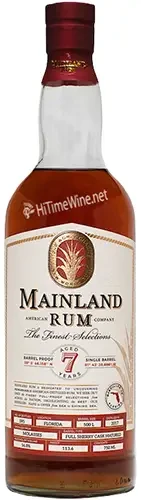 Picture of MAINLAND 7YR FLORIDA RUM 56.8% 750ML D-2017; MOLASSES SINGLE SHERRY CASK