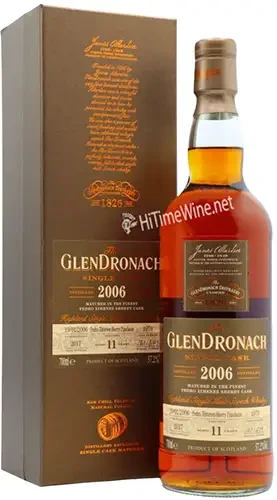 Picture of GLENDRONACH SINGLE CASK 11YR 2006 57.2% #1979 700ML PEDRO XIMENEZ SHERRY PUNCHEON; HIGHLAND SINGLE MALT SCOTCH WHISKY