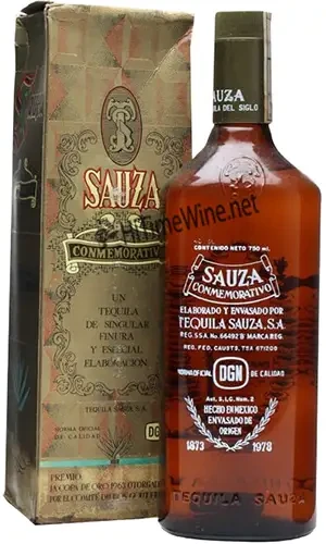Picture of SAUZA CONMEMORATIVO TEQUILA OLD BOTTLE 750ML NOM 1101-I (1963-1979 ISH)