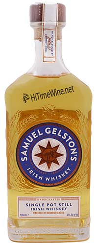 Picture of SAMUEL GELSTON'S SINGLE POT STILL 700ml 80 PROOF IRISH WHISKEY