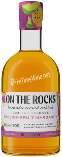 Picture of ON THE ROCKS PASSION FRUIT MARGARITA 20% 375ML HORNITOS BLANCO & TRIPLE SEC