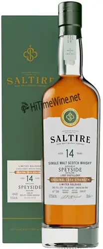Picture of SALTIRE SPEYSIDE 14YR CASK STRENGHT 59.30% 700ML RARE MALT WHISKY COMAPANY; SINGLE MALT SCOTCH WHISKY