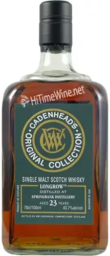 Picture of WM CADENHEADS LONGROW 23YR 43.7% 700ML (SPRINGBANK DISTILLERY) SINGLE MALT SCOTCH WHISKY