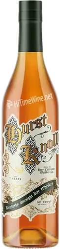 Picture of HURST KNOLL 7YR RYE WHISKEY 50.5% 750ML (RARE CHARARTER WHISKEY CO.) KENTUCKY STRAIGHT RYE WHISKEY
