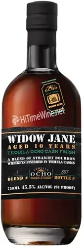 Picture of WIDOW JANE 10YR TEQUILA OCHO CASK FINISH 45.5% 750ML A BLEND OF STRAIGHT BOURBON WHISKEYS