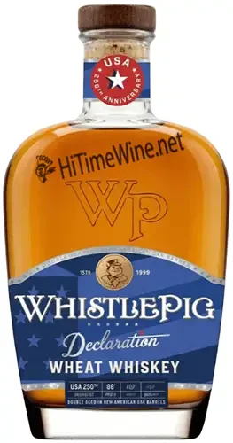 Picture of WHISTLEPIG DECLARATION USA 250TH WHEAT WHISKEY 43% 750ML VERMONT