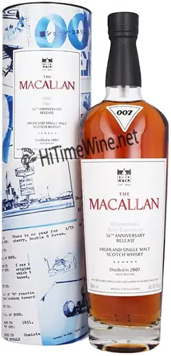 Picture of MACALLAN DIAMONDS ARE FOREVER 55TH ANNIVERSARY RELEASE 18YR 45.5% 700ML HIGHLAND SINGLE MALT SCOTCH WHISKY