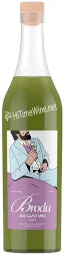 Picture of BRODA LIME AGAVE MINT VODKA 30% 750ML BORN IN POLAND; MADE IN USA