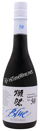 picture of DASSAI BLUE 50 JUNMAI DAIGINJO SAKE 375 milliliter bottle, HALF BOTTLE
