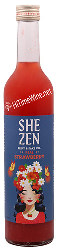 picture of SHEZEN REAL STRAWBERRY FRUIT SAKE 500ML