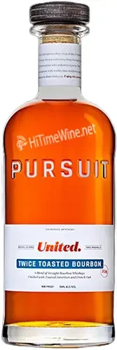 Picture of PURSUIT UNITED. TWICE TOASTED BOURBON 54% 750ML A BLEND OF STRAIGHT BOURBON WHISKEYS; LOUISVILLE-KY