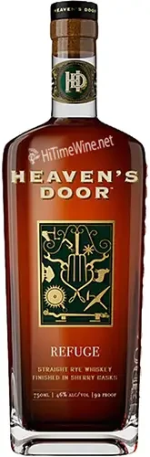 Picture of HEAVENS DOOR REFUGE SHERRY CASK 46% 750ML STRAIGHT RYE WHISKEY