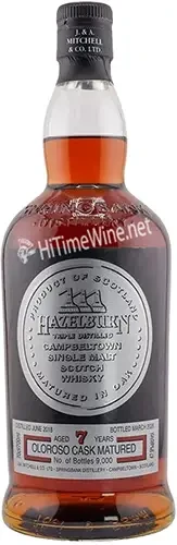 Picture of HAZELBURN 7YR SHERRY WOOD MATURED 47.9% 700ML CAMPBELTOWN SINGLE MALT SCOTCH WHISKY