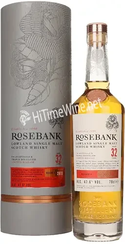 Picture of ROSEBANK 32YR 47.6% 700ML LOWLAND SINGLE MALT SCOTCH WHISKY