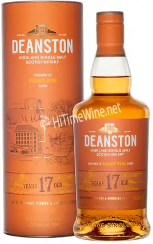 Picture of DEANSTON 17YR FINISHED IN ORANGE WINE CASKS 53.6% 700ML HIGHLAND SINGLE MALT SCOTCH WHISKY