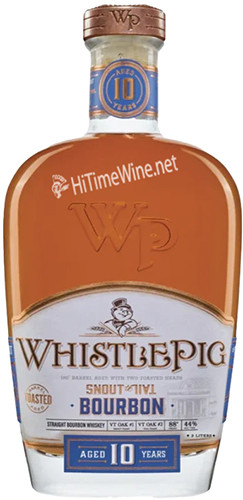 Picture of WHISTLEPIG SNOUT & TAIL 10YR BOURBON 44% 3L BARREL TOASTED AGED; VERMONT STRAIGHT BOURBON WHISKEY