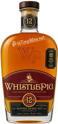 Picture of WHISTLEPIG 12YR MAPLE CREME BRULEE CASKS 43% 750ML AGED IN OLD WORLD WINE CASKS CANADIAN RYE WHISKEY