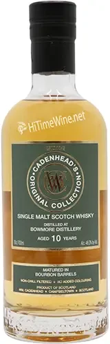 Picture of WM CADENHEAD BOWMORE 10YR 2015 46% 700ML ISLAY SINGLE MALT SCOTCH WHISKY