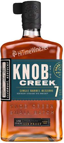 Picture of KNOB CREEK 7YR RYE SINGLE BARREL RESERVE 57.5% 750ML KENTUCKY STRAIGHT RYE WHISKEY