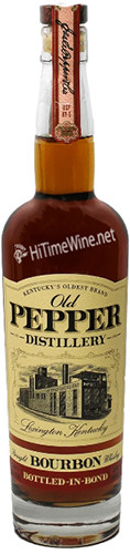 Picture of OLD PEPPER BOURBON BOTTLE IN BOND 50% 750ML STRAIGHT WHISKEY