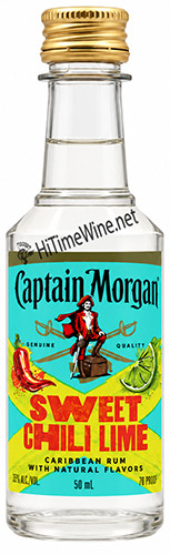 picture of CAPTAIN MORGAN SWEET CHILI LIME FLAVORED RUM 35% 50ML