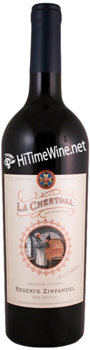Picture of LA CHERTOSA 2018 ZINFANDEL RESERVE 750ml ( SAM SEBASTIANI'S ) NEW WINERY AMADOR COUNTY