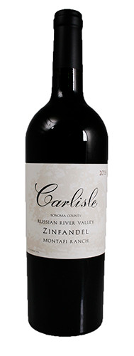 Picture of CARLISLE 2018 ZINFANDEL \"MONTAFI RANCH\" RUSSIAN RIVER VALLEY 750mL
