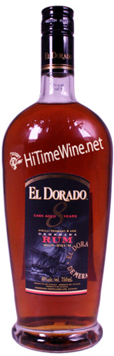 Picture of EL DORADO 8 YEAR DEMERARA RUM 750ML