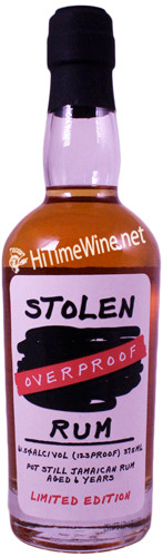 Picture of STOLEN RUM OVERPROOF 6YR 123PF 375
