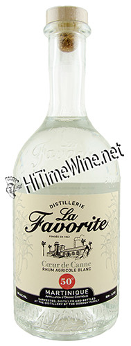 PICTURE OF LA FAVORITE BLANC; 50%; 1 LITER; ED HAMILTON; AGRICOLE VIEUX MARTINIQUE; COEUR DE CANNE