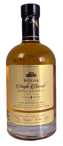 Picture of KOLOA KAUAI SINGLE BARREL RESERVE 117.4PF RUM 750