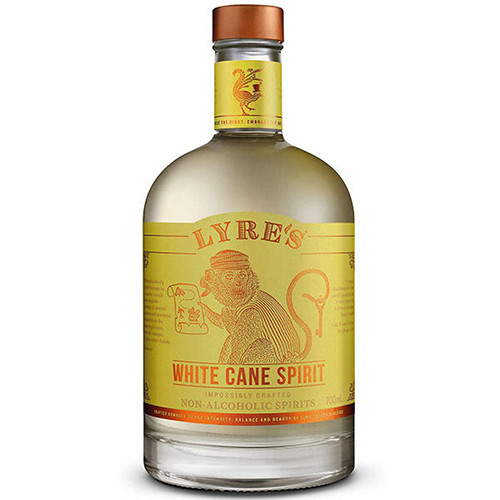 LYRE'S WHITE CANE RUM NON-ALCOHOLIC SPIRIT ALTERNATIVE 700ml SINGLE BOTTLE.