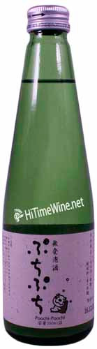 Picture of POOCHI POOCHI SPARKLING SAKE 300ML HALF BOTTLE  -A1-