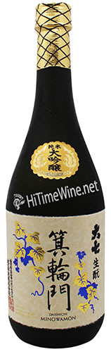 Picture of DAISHICHI MINOWAMON JUNMAI DAIGINJO SAKE 720ML "THE GATE"