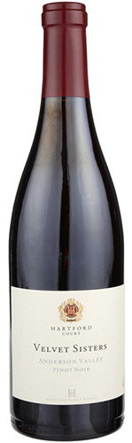 Picture of HARTFORD COURT 2019 PINOT NOIR \"VELVET SISTERS\" ANDERSON VALLEY 750mL