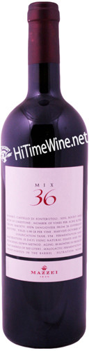 Picture of MARCHESI MAZZEI 2010 MIX 36 SANGIOVESE CASTELLO DI FONTERUTOLI