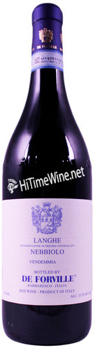Picture of DE FORVILLE 2016 LANGHE NEBBIOLO